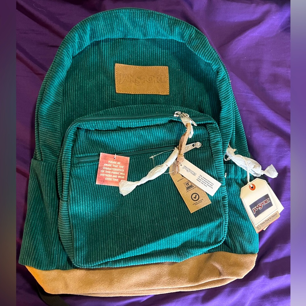Jansport Deep Juniper Corduroy Right Pack